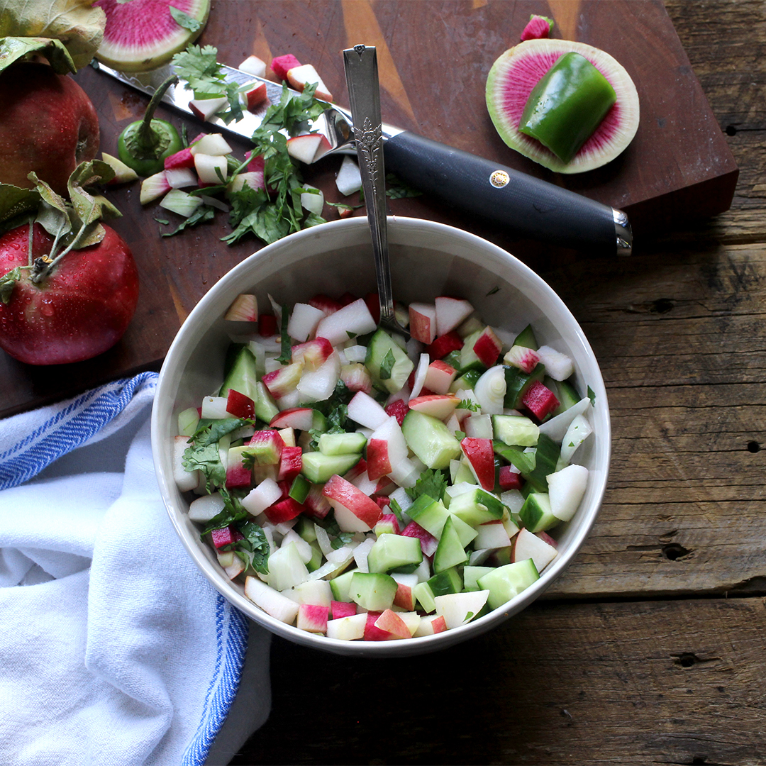Recipe for Sweet & Spicy Apple Salsa