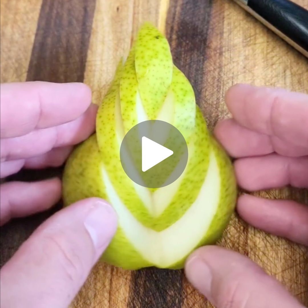 F.N. Sharp Paring Knife with sliced pear