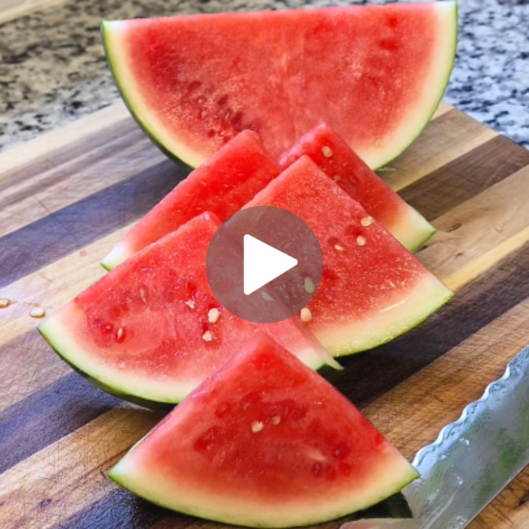 F.N. Bread Knife with watermelon triangles