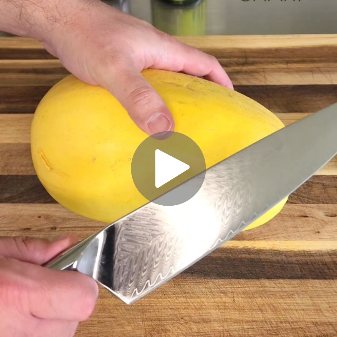 F.N. Sharp Chef's Knife with spaghetti squash