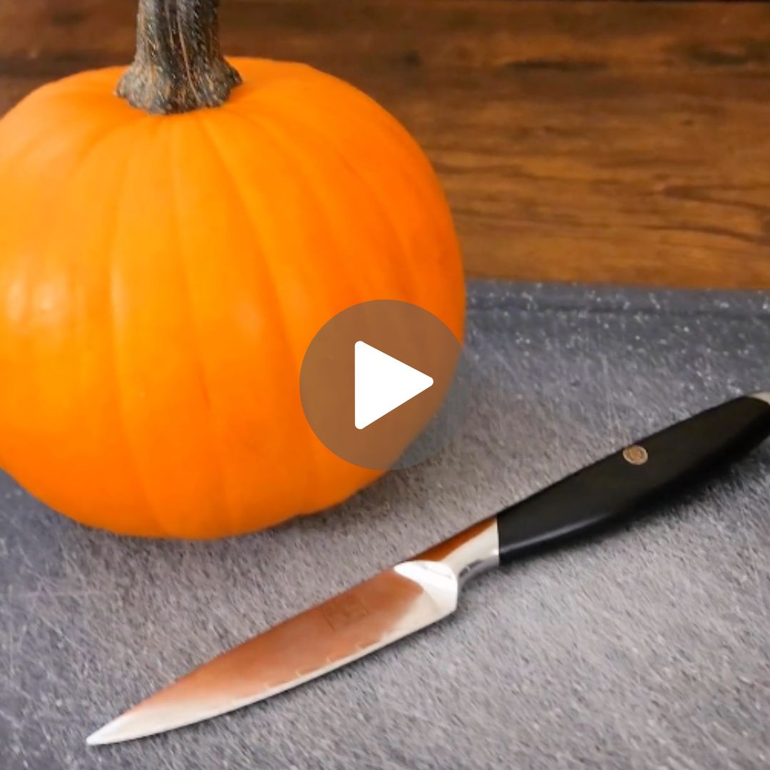 F.N. Sharp Paring Knife with small pumpkin for DIY carving