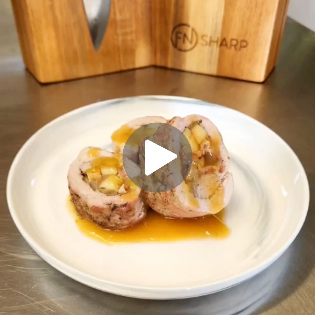 F.N. Sharp Knife Block with stuffed pork tenderloin recipe