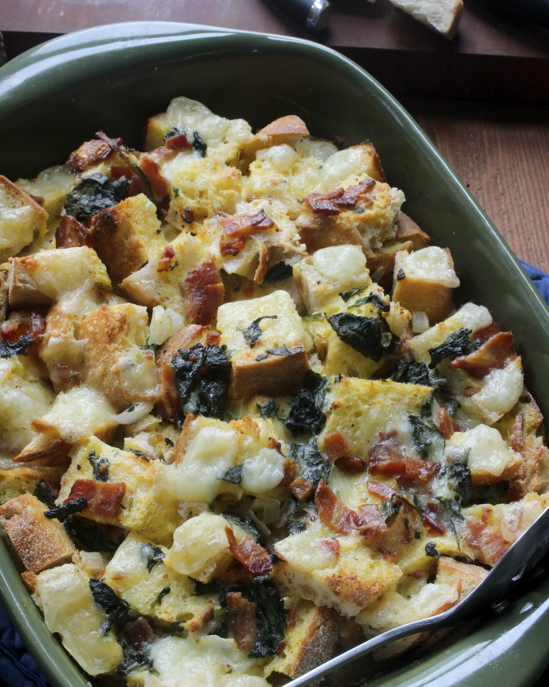 Recipe for Bacon, Egg & Cheese Breakfast Strata