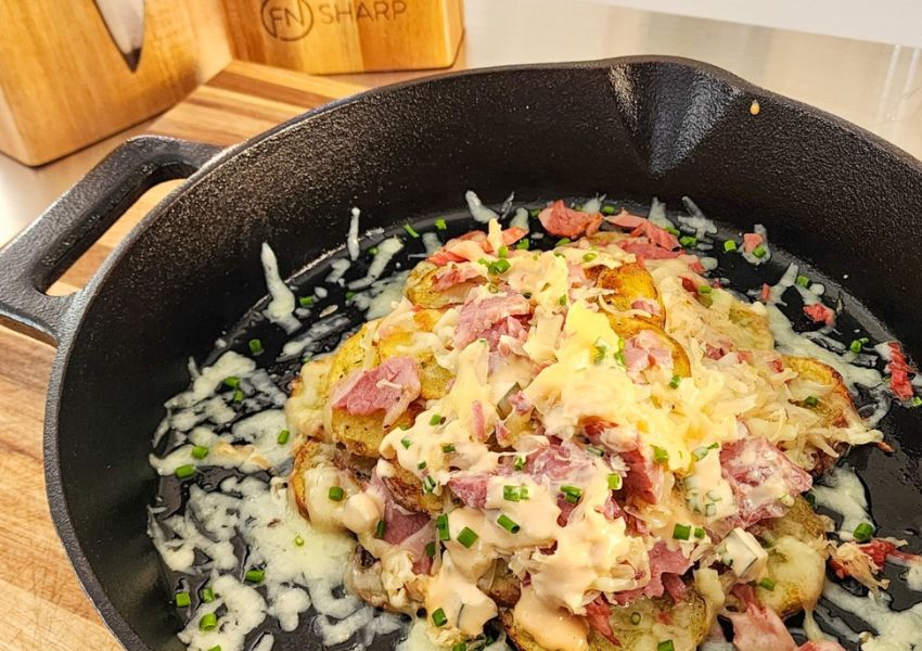 Recipe for Irish Nachos With Leftover Corned Beef