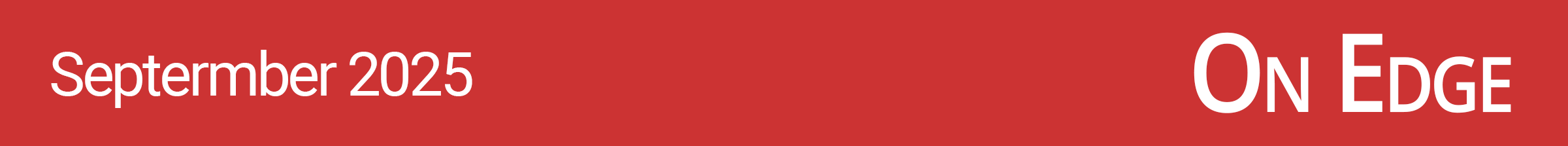 September 2025 Date Header