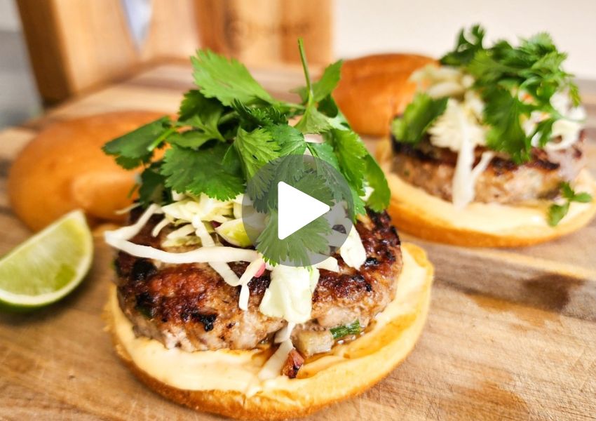 How to Make a Pan‑Cooked Apple Pork Burger