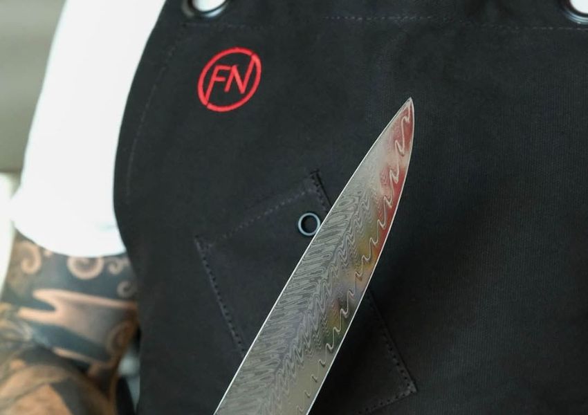 F.N. Sharp Waxed Cotton Kitchen Apron