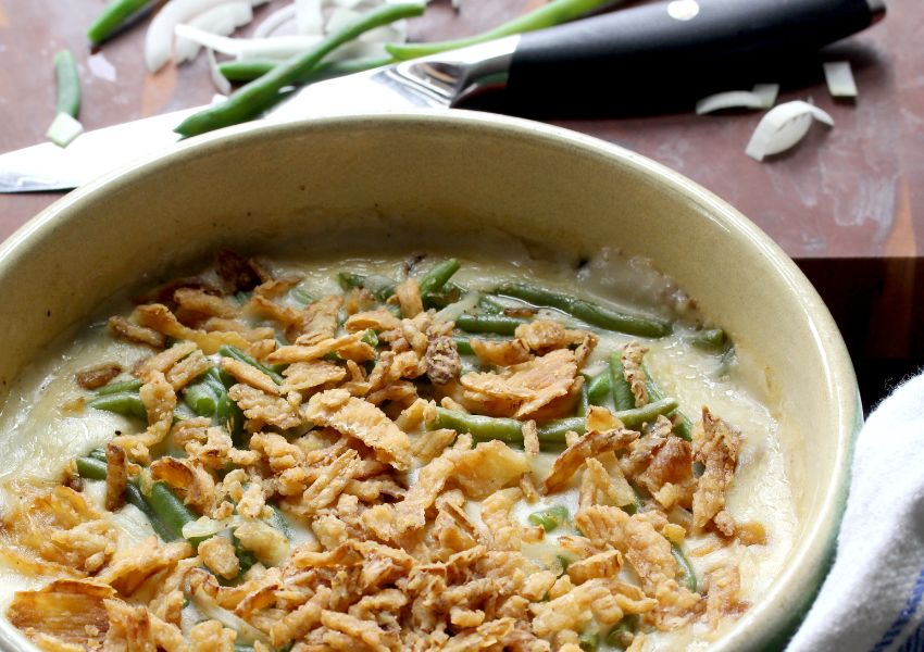 F.N. Sharp Utility Knife With Green Bean Casserole