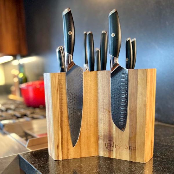 F.N. Sharp 6-Knife Set in Magnetic Knife Block