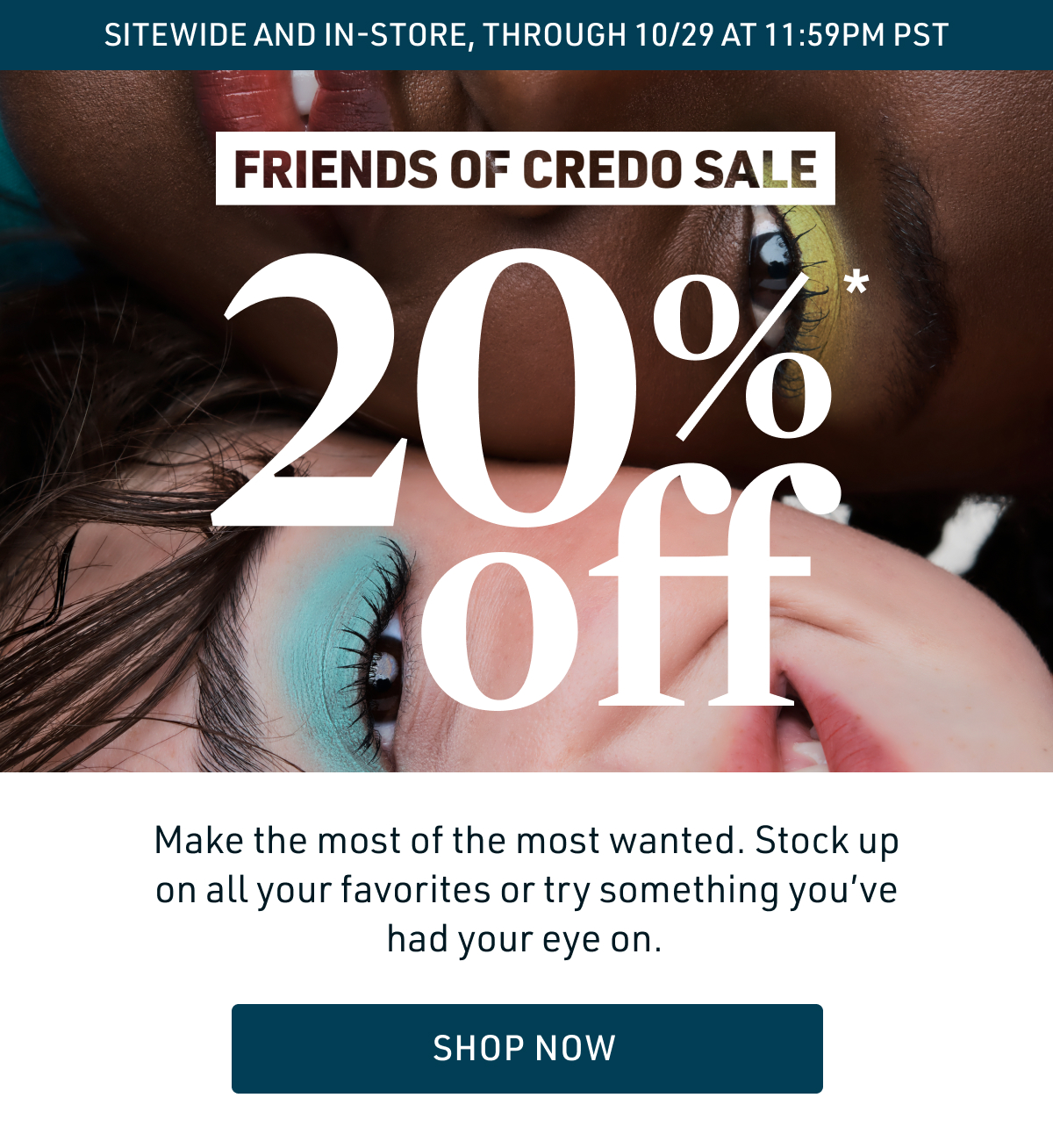 Friends of Credo: 20% off