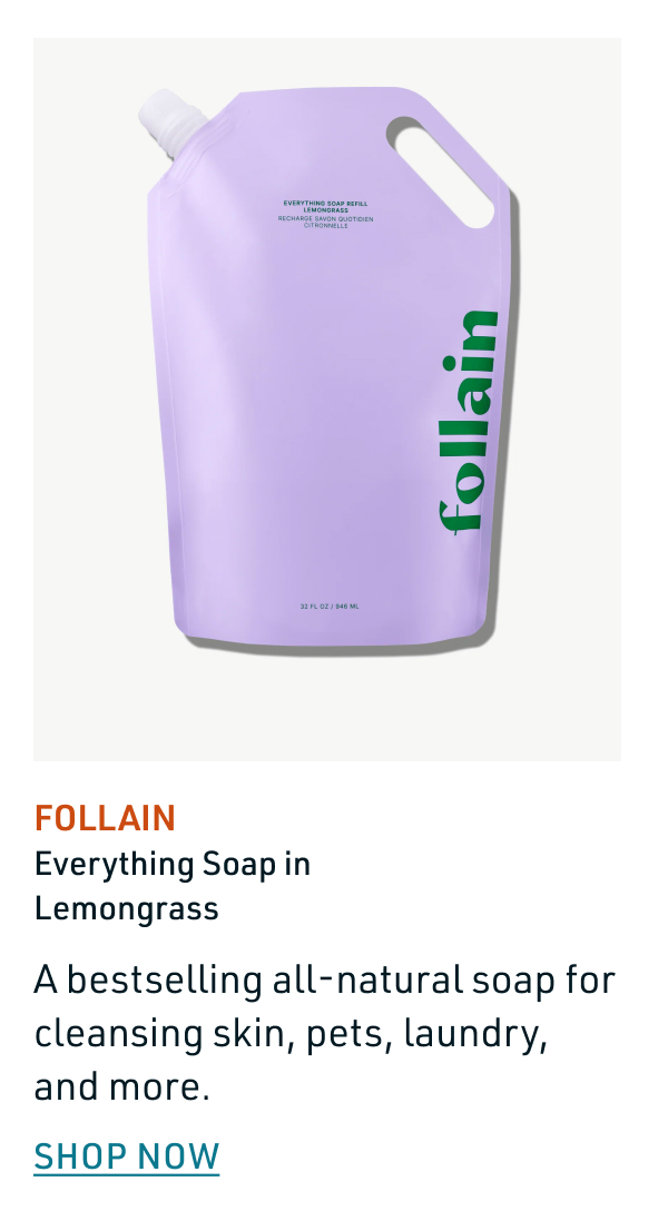 Follain Everything Soap in Lemongrass