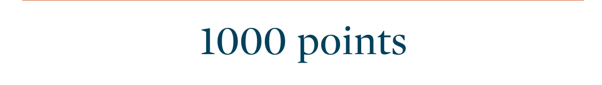 1000 points