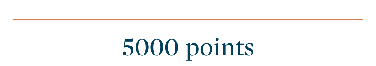 5000 points