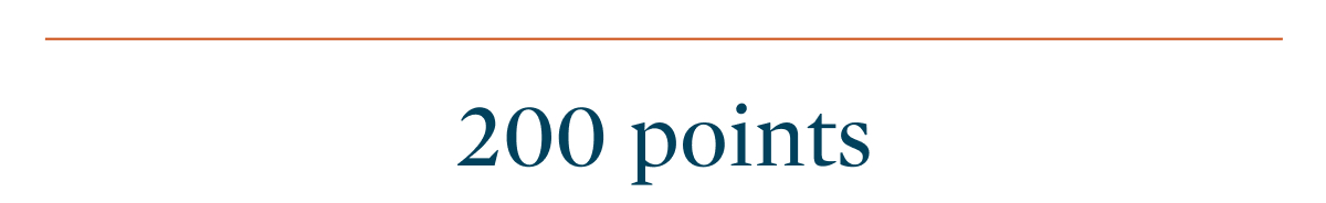 200 points