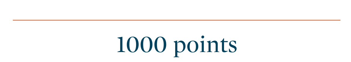500 points