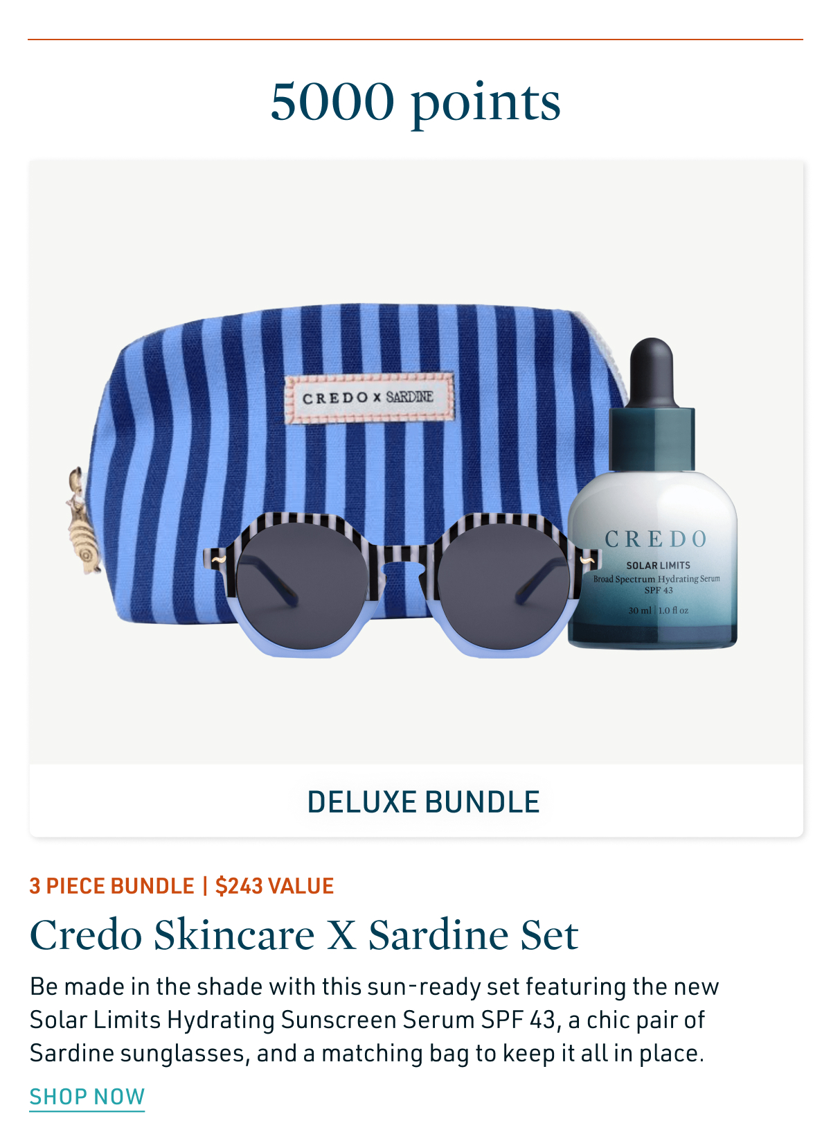 5000 points - Credo X Sardine Set