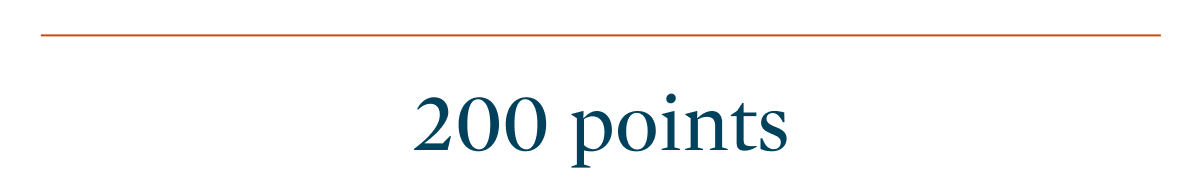 200 points