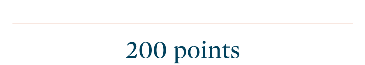 200 points