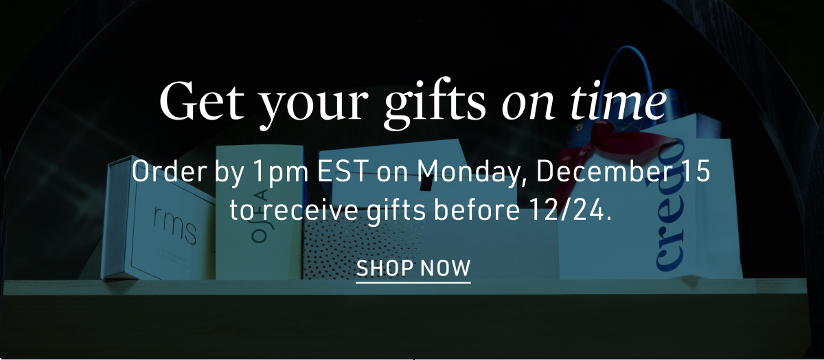 Get your gifts on time