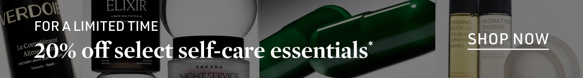20% off select self-care essentials