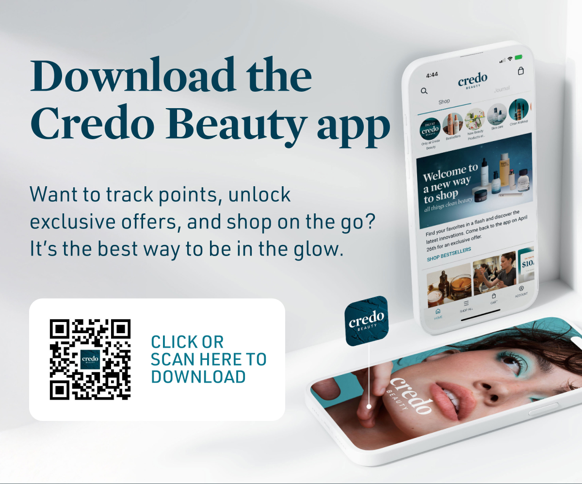 Download the Credo Beauty app