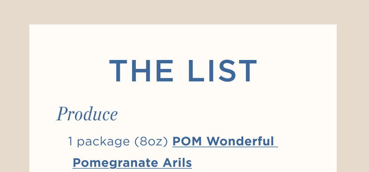 The List