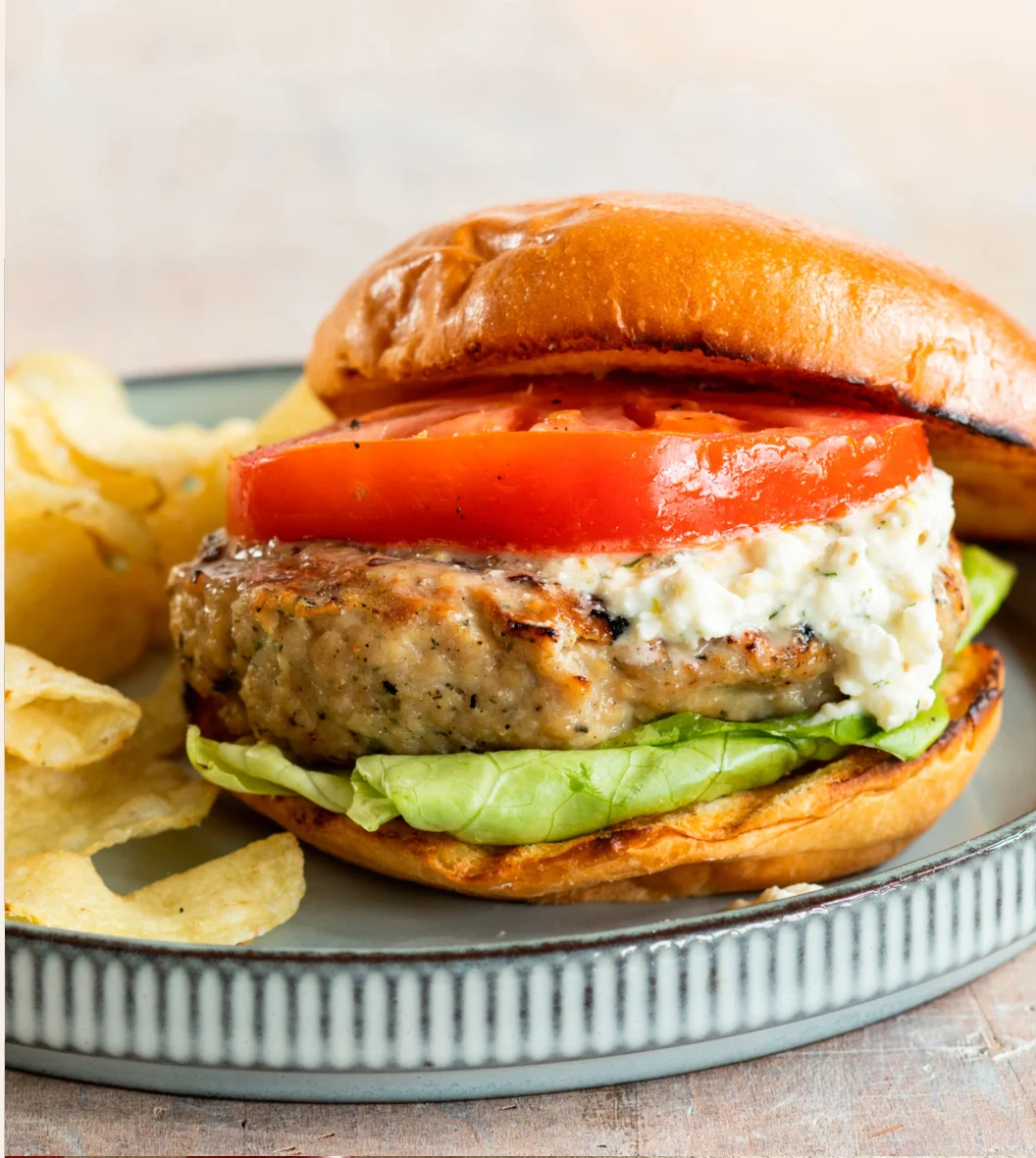 Greek Chicken Burgers&nbsp;