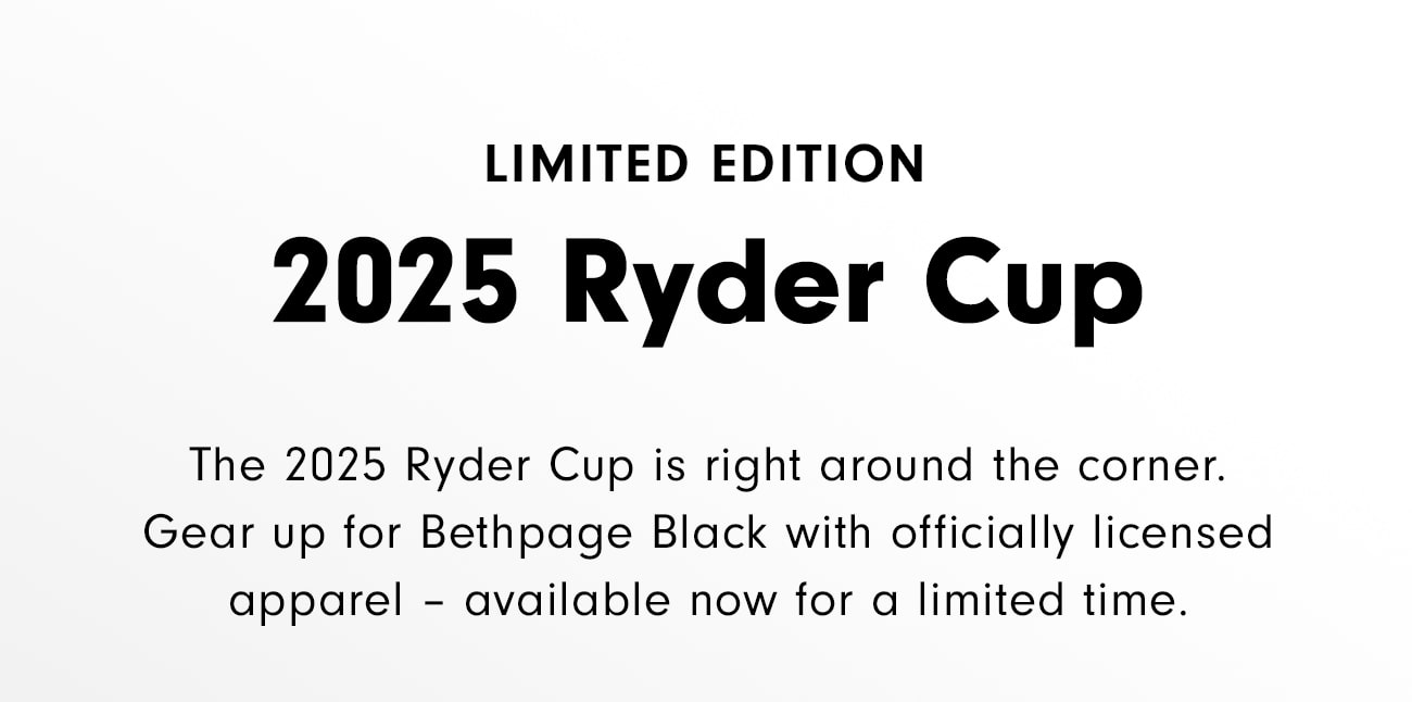 Limited edition 2025 Ryder Cup