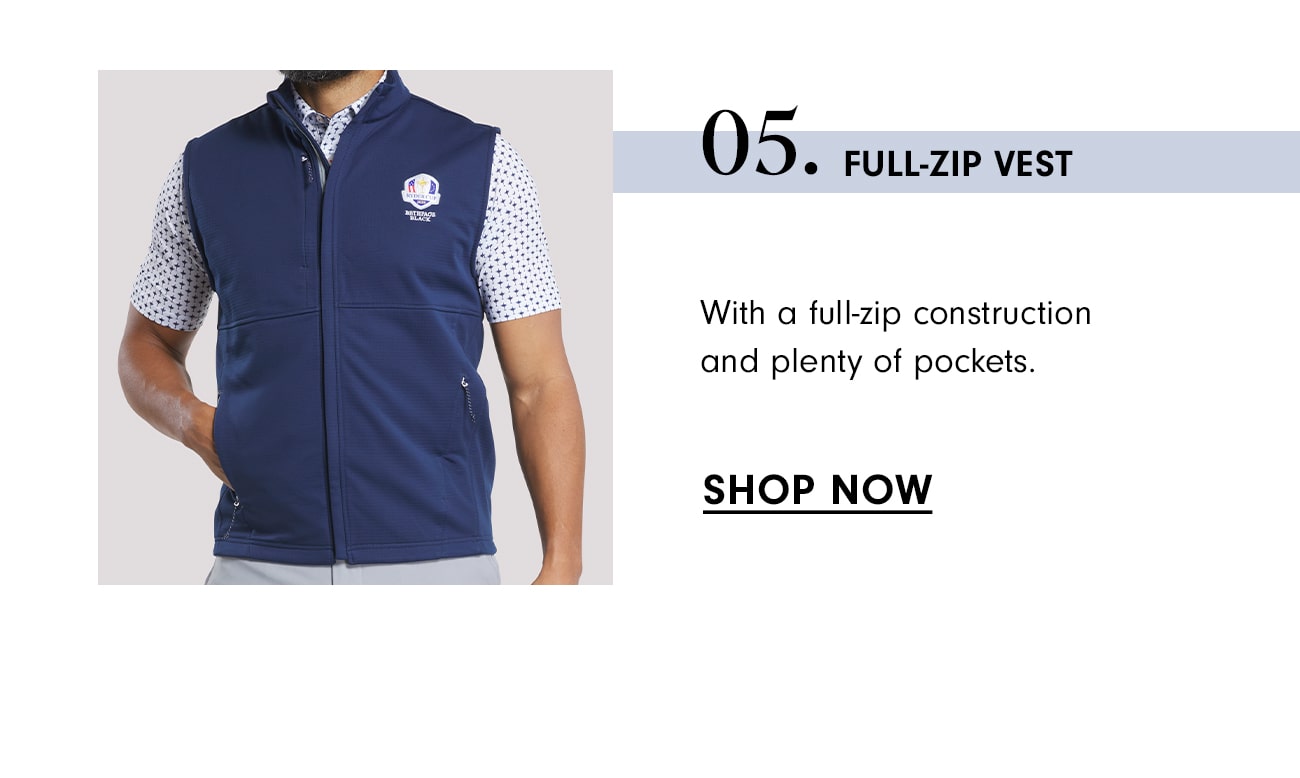 Full-Zip Vest Shop Now