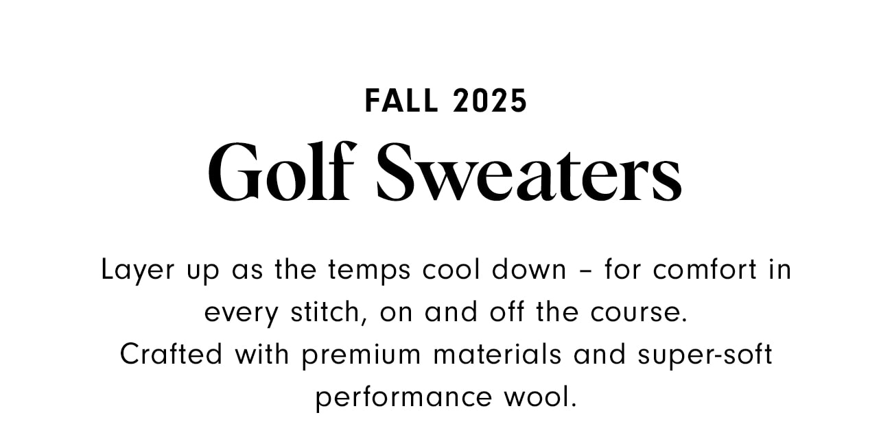 Fall 2025 Sweater Weather