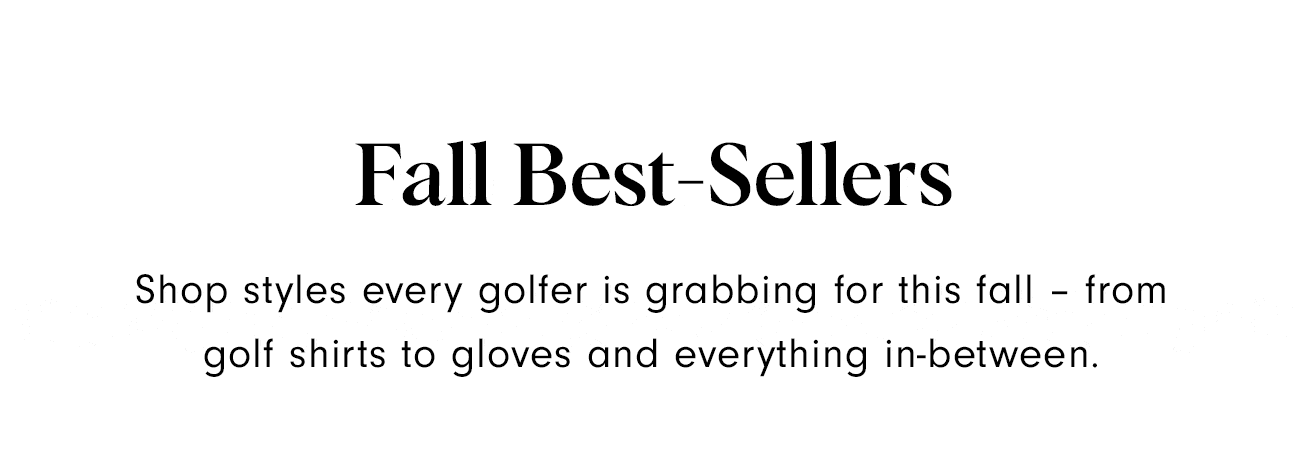 Fall Best-Sellers