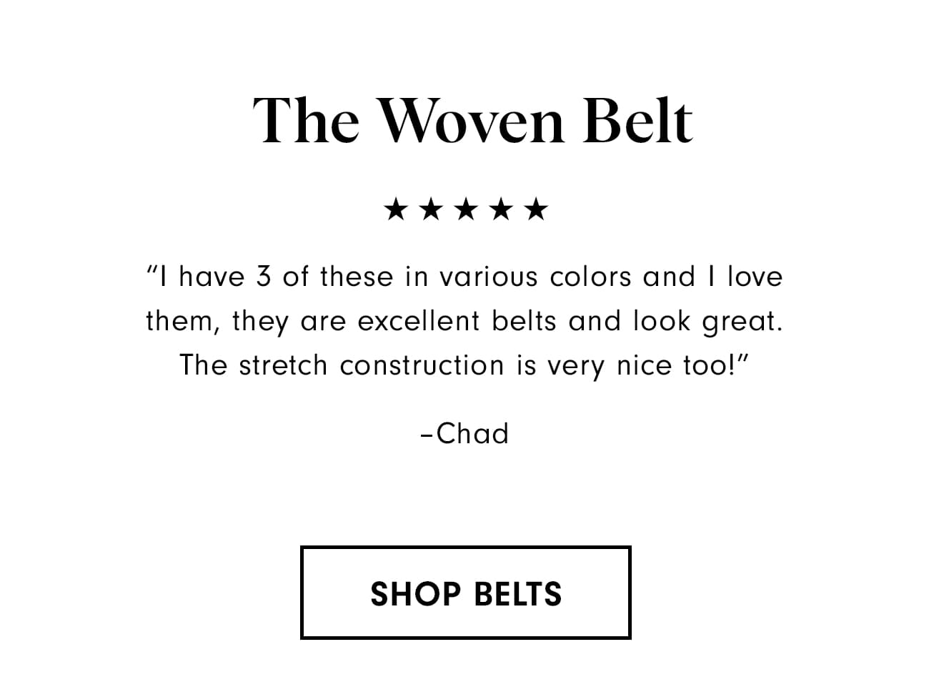 The Woven Belt Shop Now