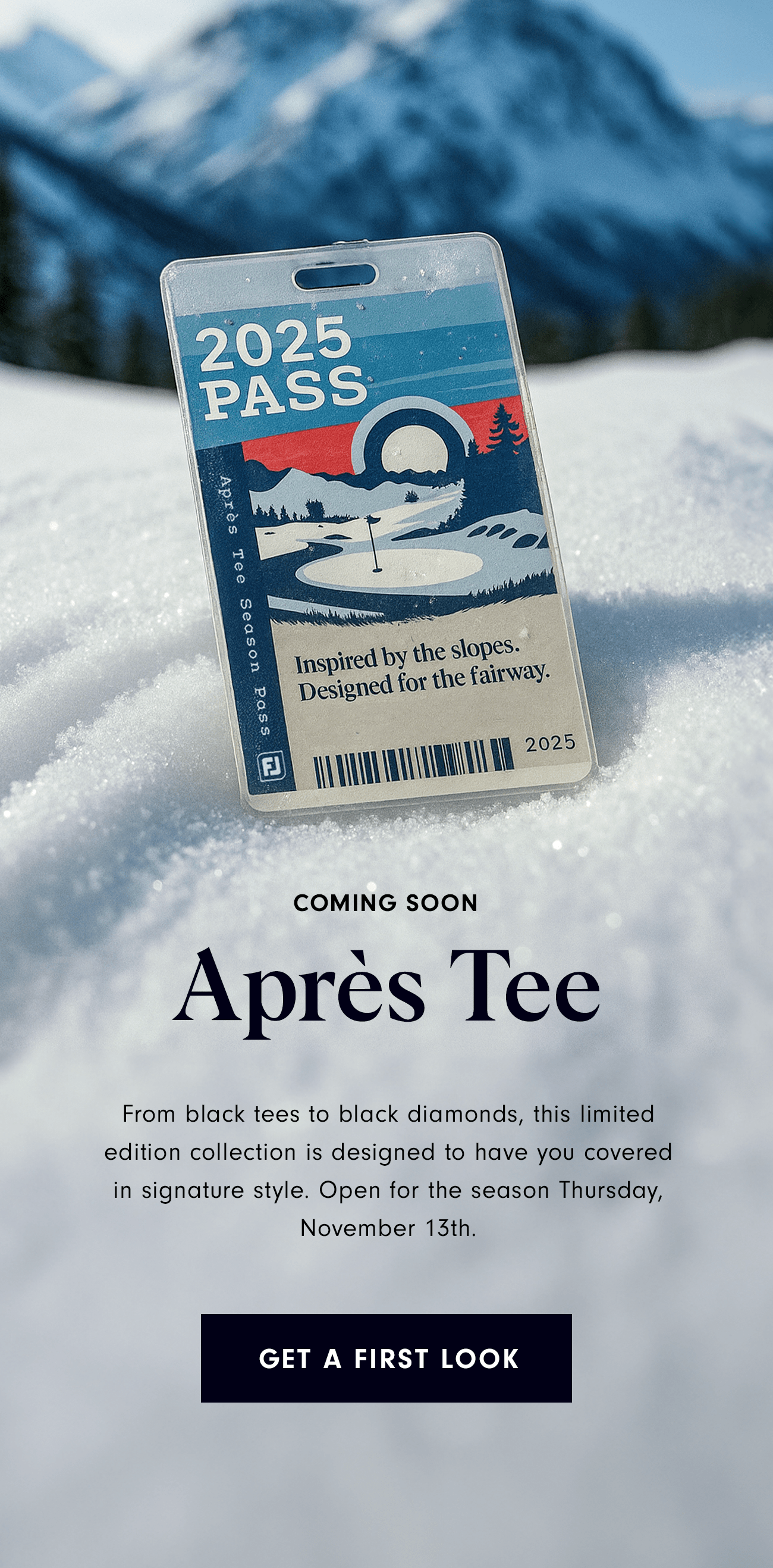 Get a First Look At the New Après Tee Collection