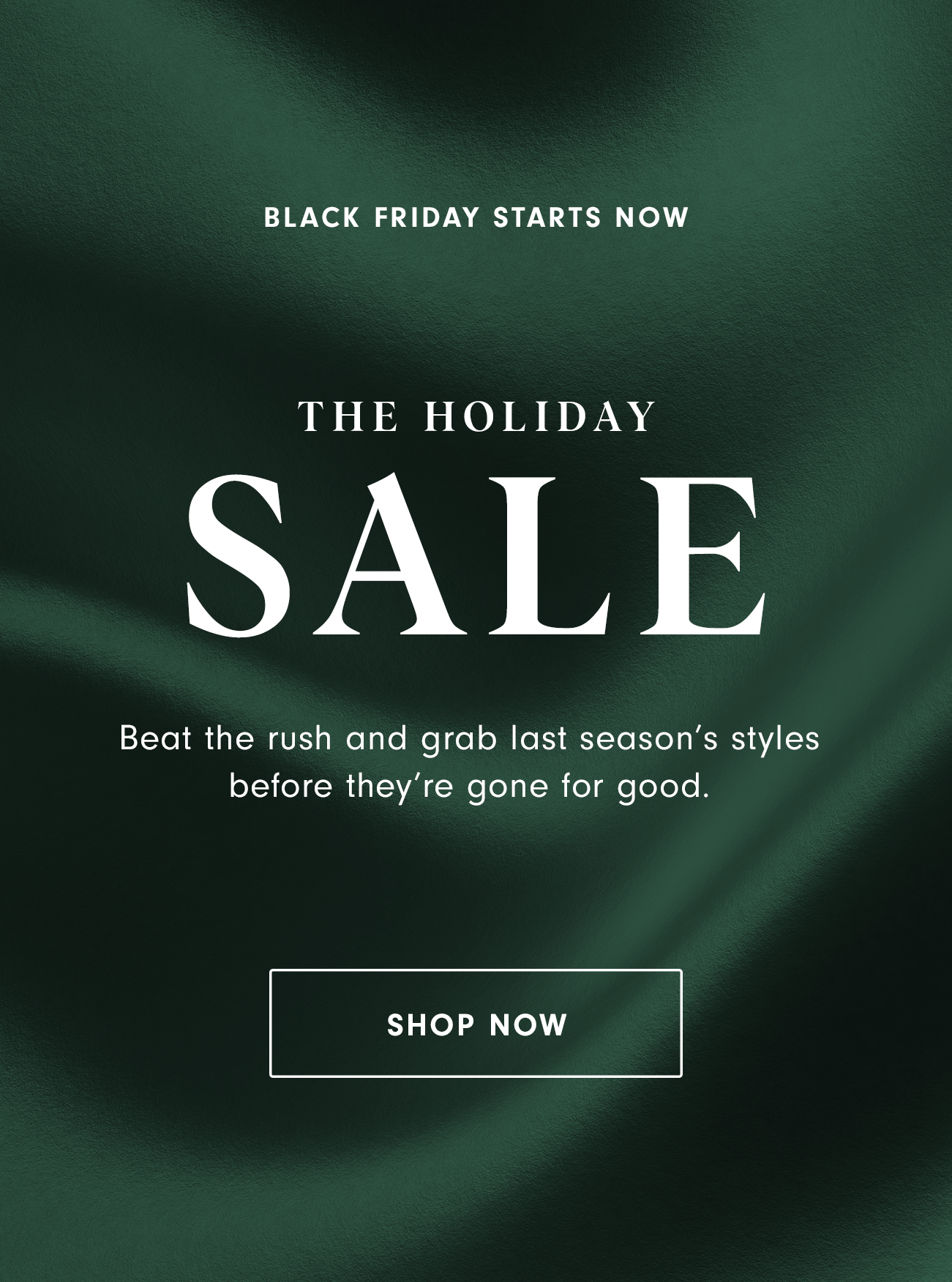 Black Friday Starts Now – The Holiday Sale is On