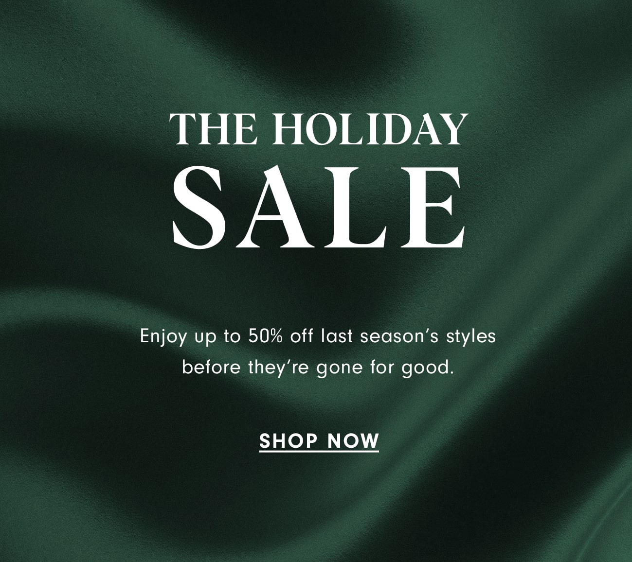 The Holiday Sale is Live – Shop Now