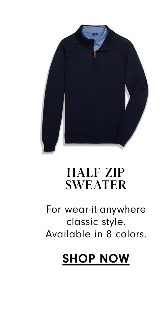 Shop the Half-Zip Sweater Now