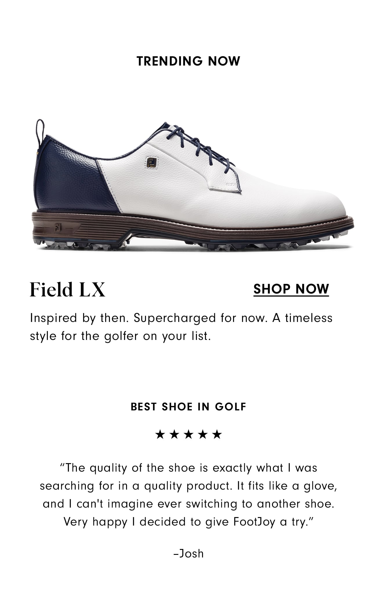Navy Field LX Shop Now