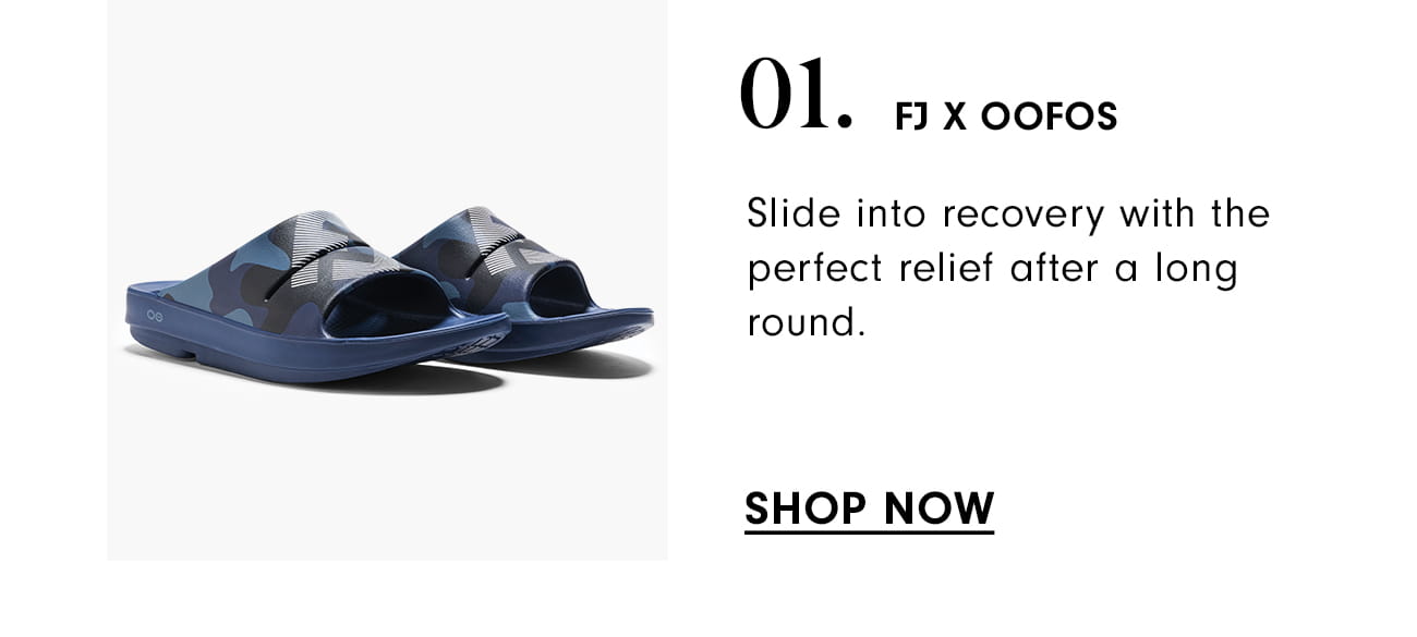 FJ x OOFOS Shop Now