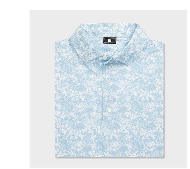Light Blue Garden Lisle Shirt 