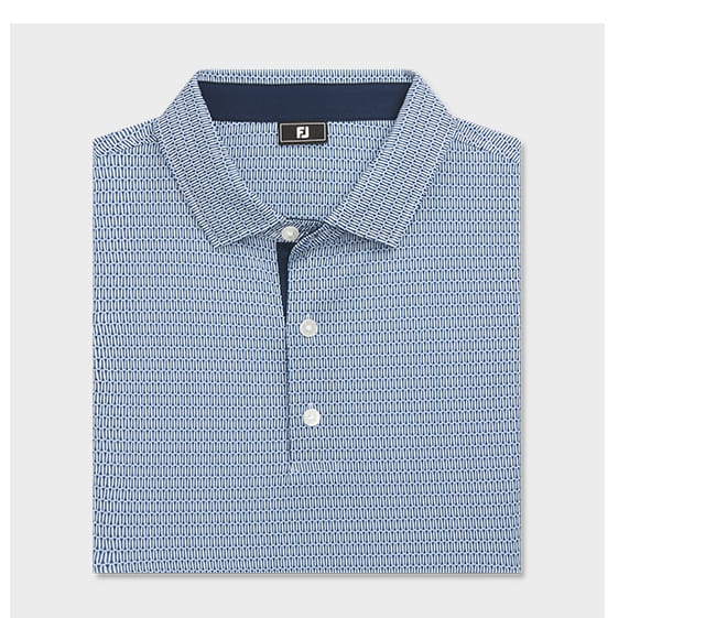 Navy Tee Geo Lisle