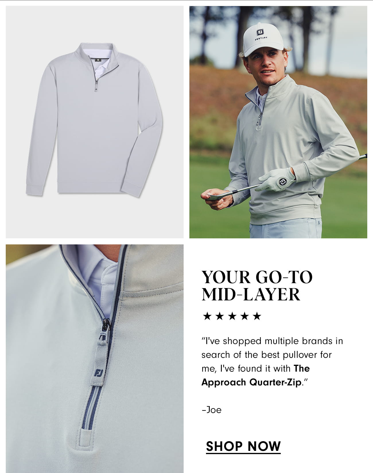 The Approach Quarter-Zip is Your Go-To Mid-Layer Shop Now