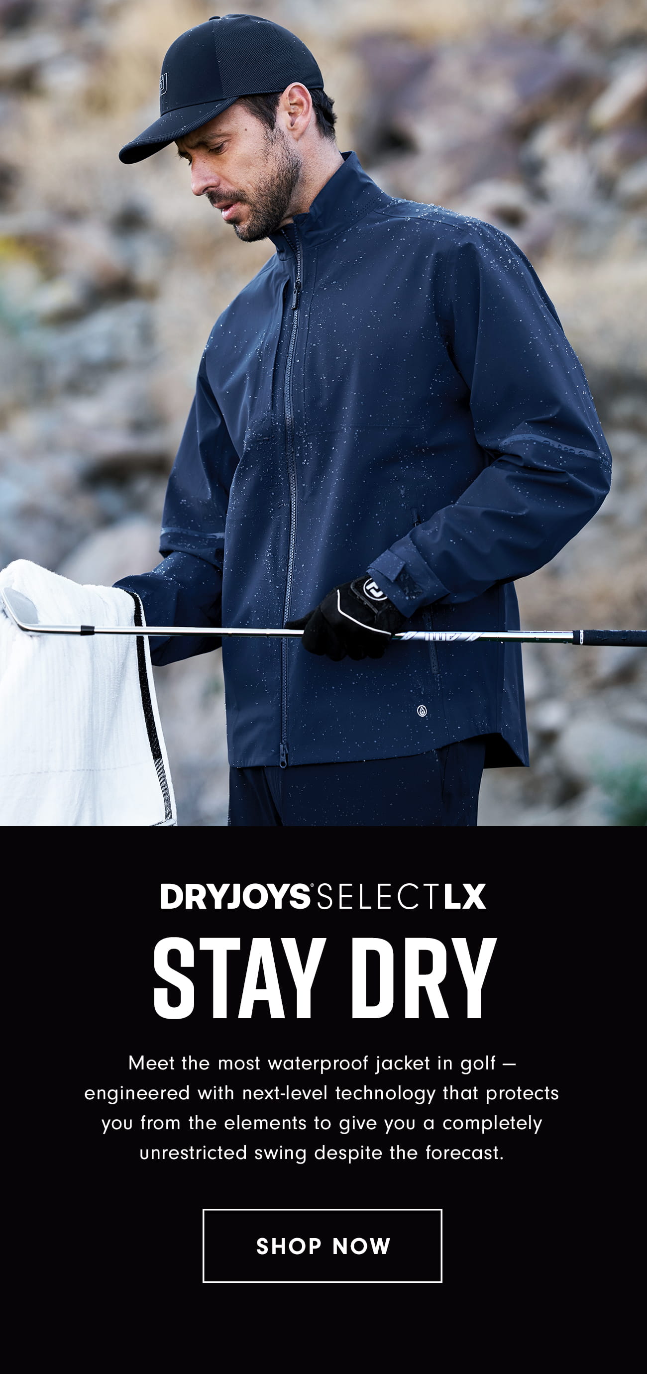 Stay Dry with DryJoys Select LX Rain Jacket
