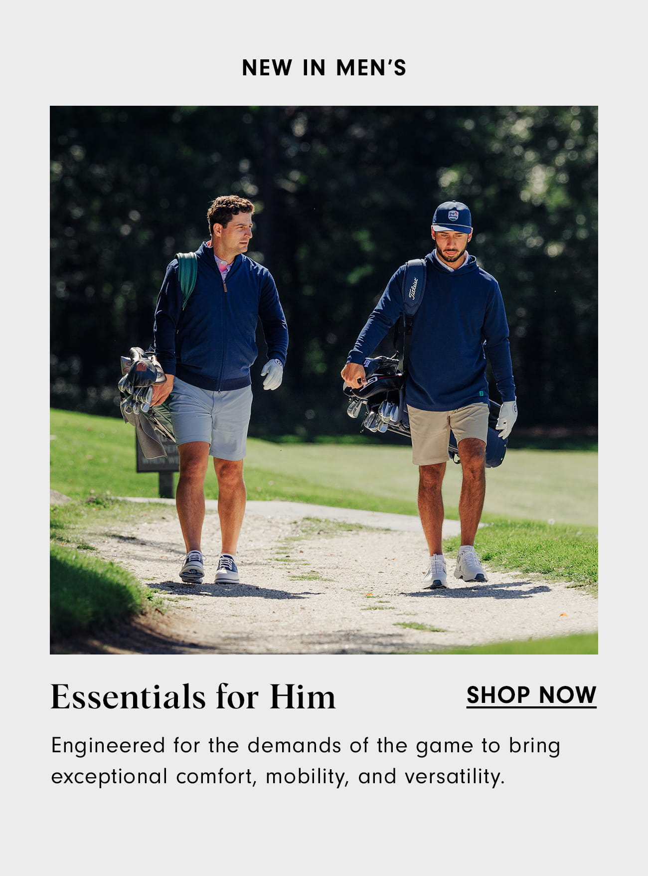 Men's Essentials for the Spring Shop Now