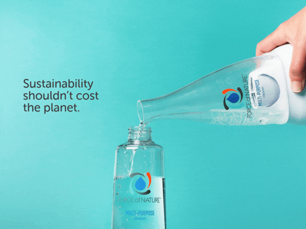 Force of Nature is sustainable and cost effective.