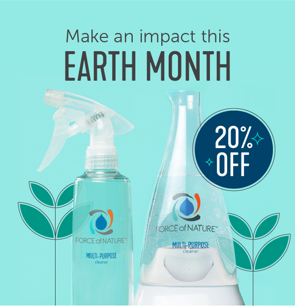 Make an impact this Earth Month with 20% off