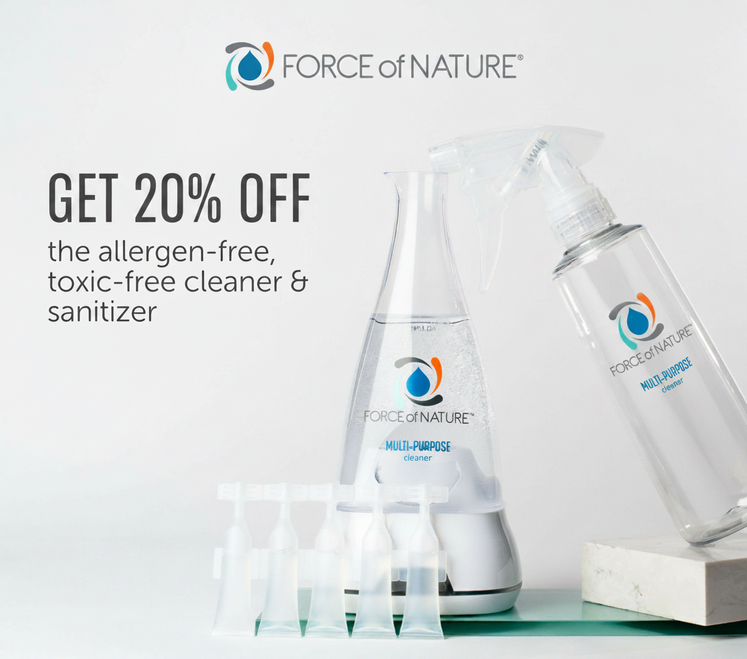 Keep your home clean from allergens with Force of Nature!