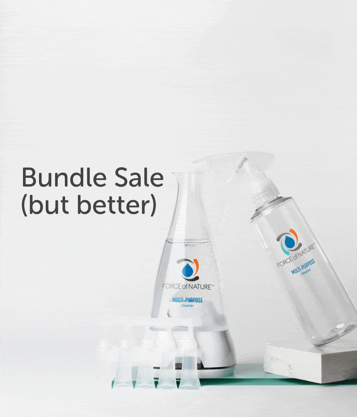 Memorial Day sale with Force of Nature appliance and capsules