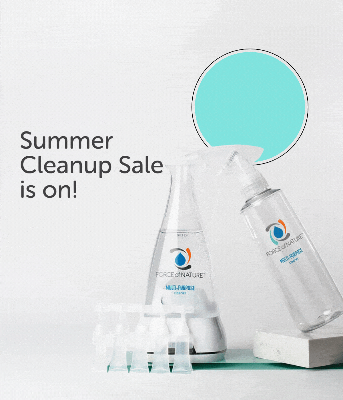 Memorial Day sale with Force of Nature appliance and capsules