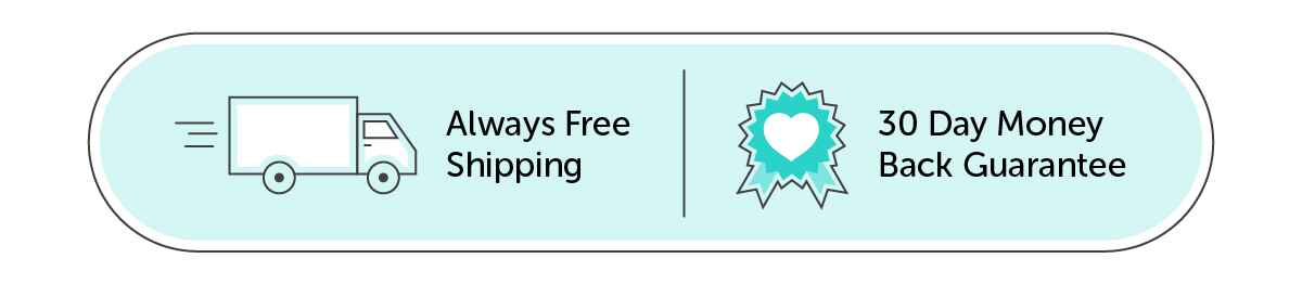 Free shipping, 30 day money back guarantee