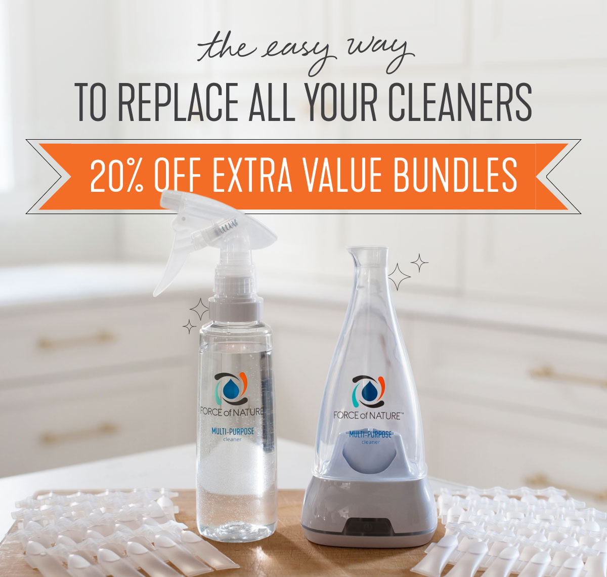 the easy way TO REPLACE ALL YOUR CLEANERS